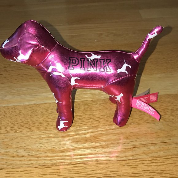 PINK Victoria's Secret Plush Dog Neon Pink